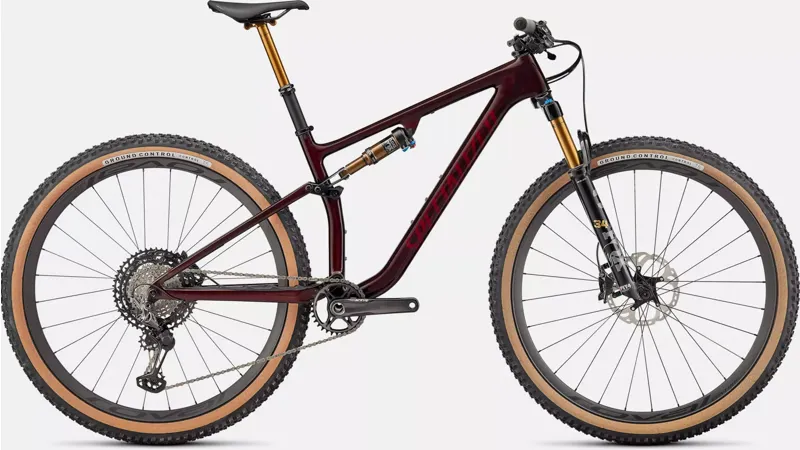 Specialized Epic EVO Pro Mountain Bike 2023 in Red Onyx Red over Carbon
